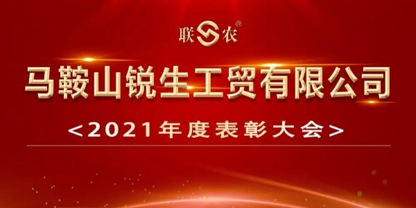 马鞍山锐生工贸有限公司2021工作年度总结表彰大会圆满召开！